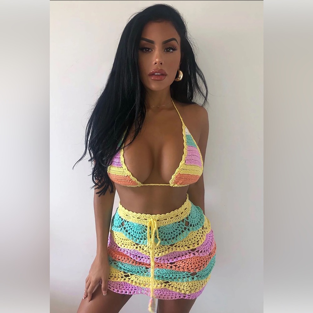 Fabian nova crochet top and skirt